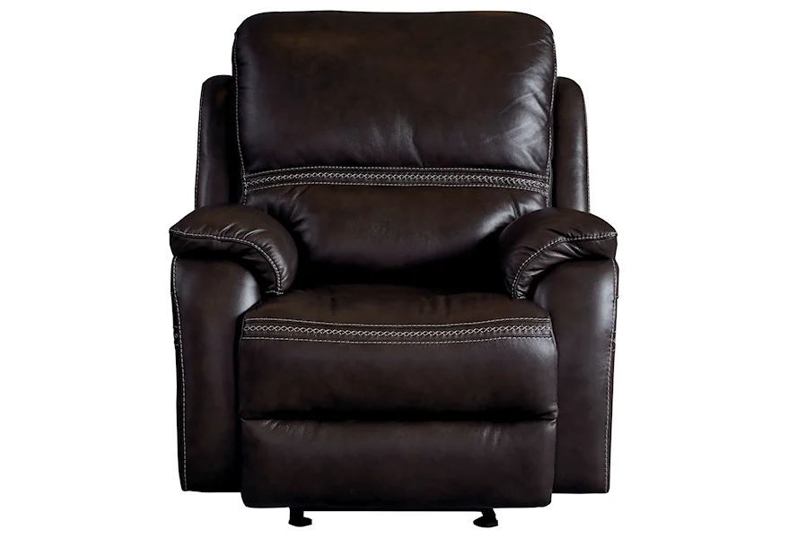 Club Level - Williams Power Glider Recliner by Bassett at Esprit Decor Home Furnishings